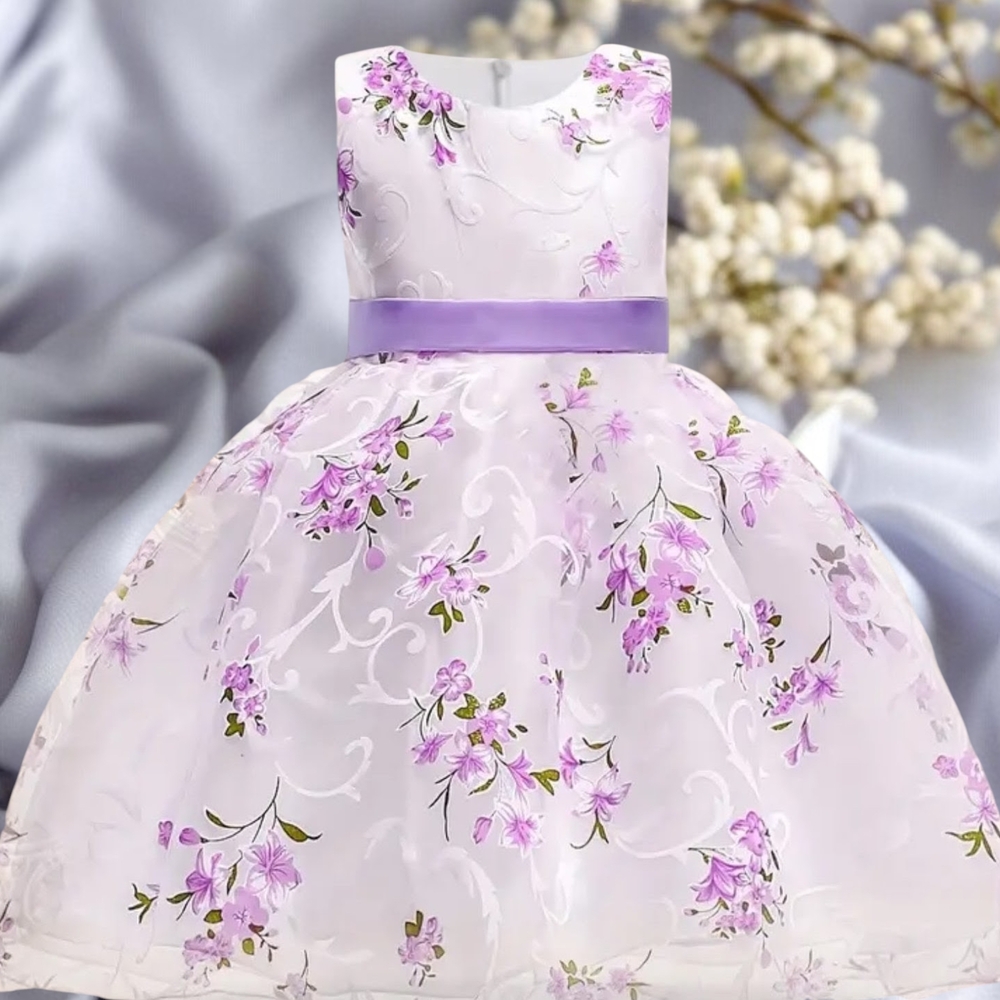Floral Lavender Dress